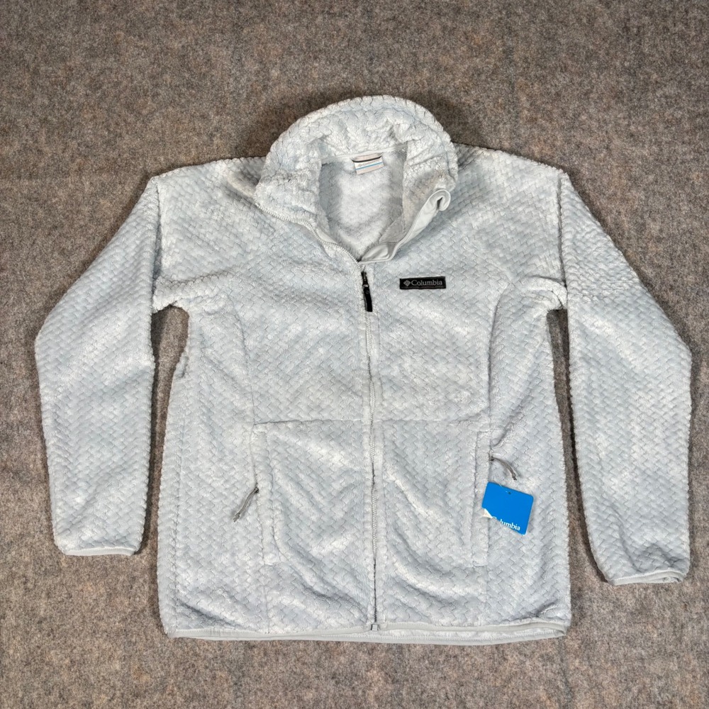 Columbia Ruby Lake Full Zip Fleece Womens Medium Cirrus Grey NEW XL1665-031